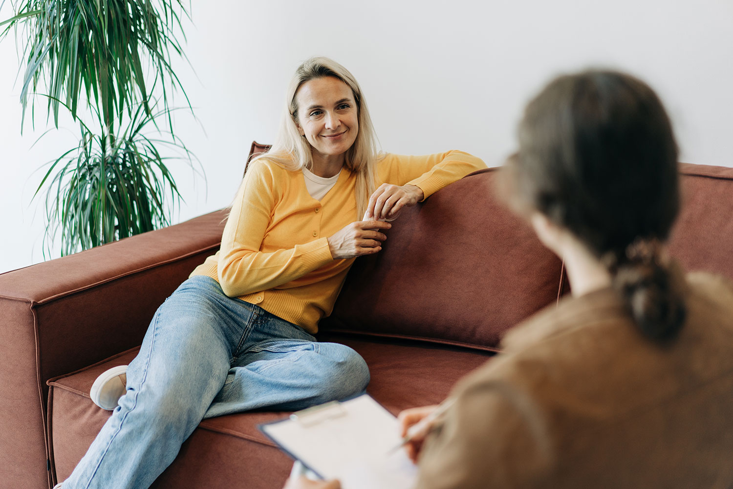 woman in therapy